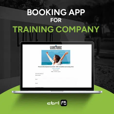 Custom Booking and Reporting Application for Personal Development Trainings Company