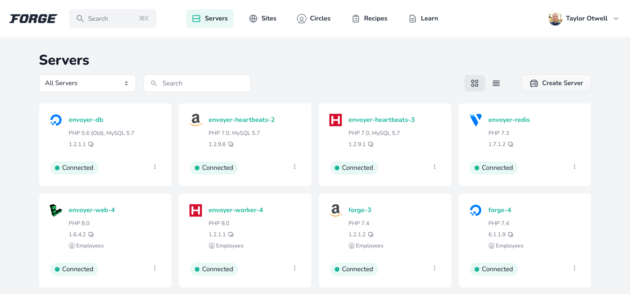 Laravel Forge - Supervisor Setup For Multiple Users