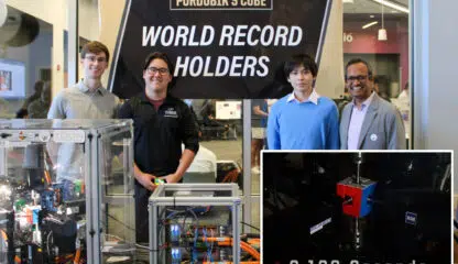 Purdue Students Build Record-Smashing Rubik’s Cube Robot, Beating $80 Billion Auto Giant
